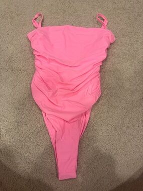 Pink One-Piece Bodysuit